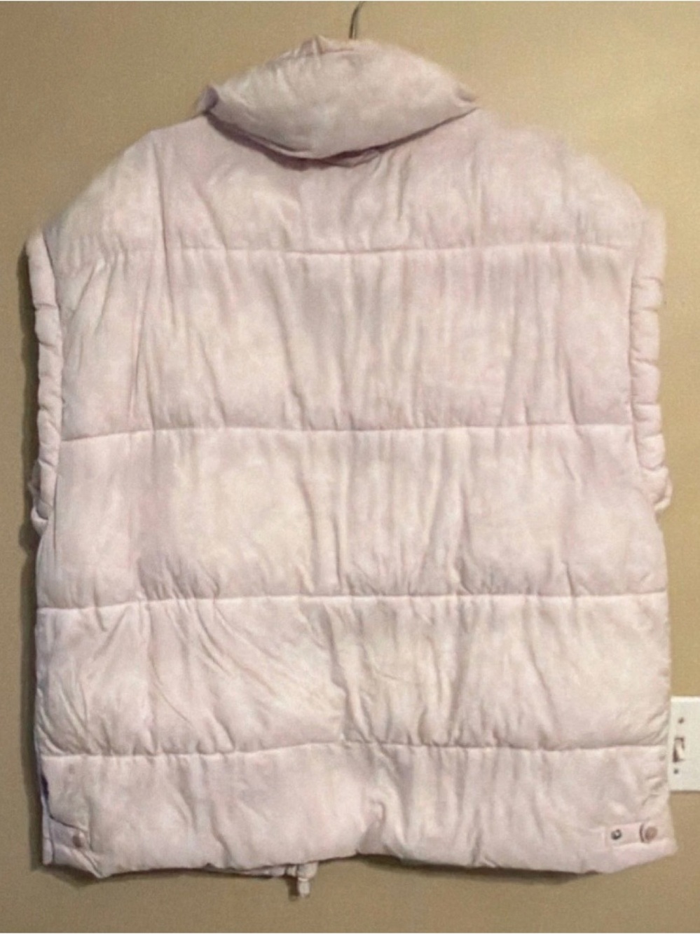 Free People Pale Pink Quilted Sleeveless Puffer Vest - Picture 6 of 6